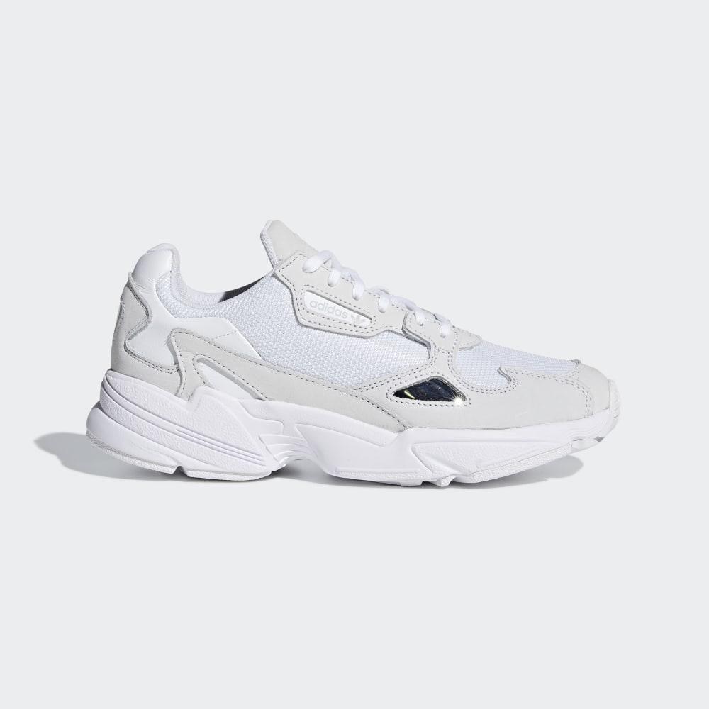 Adidas Women's Falcon Originals Shoes White Ireland B28128